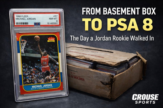 From Basement Box to PSA 8:  Why I Bought This 1986 Fleer Michael Jordan Rookie Card