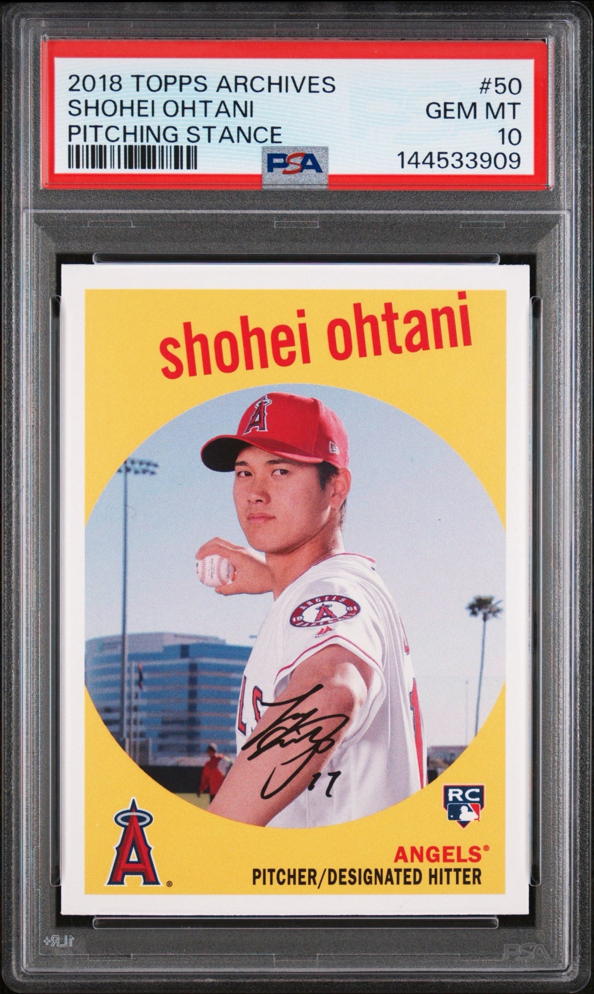 Shohei Ohtani 2018 Topps Archives PSA 10
