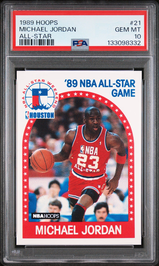 Michael Jordan 1989-1990 Hoops All Star Game PSA 10