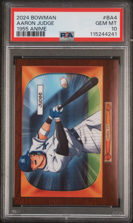 Aaron Judge 2024 Bowman ‘55 Bowman Anime PSA 10