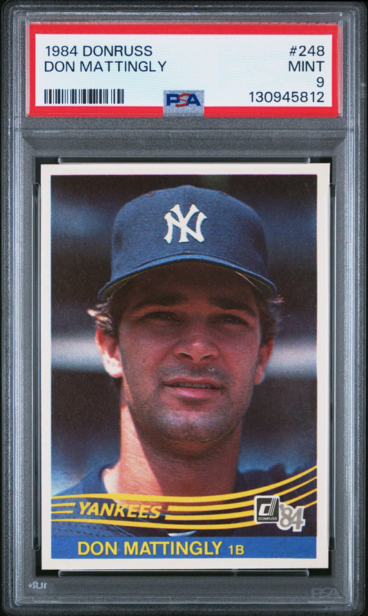 Don Mattingly 1984 Donruss RC PSA 9