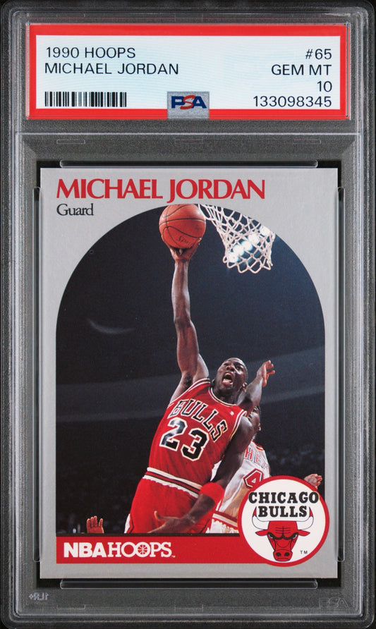 Michael Jordan 1990 Hoops PSA 10