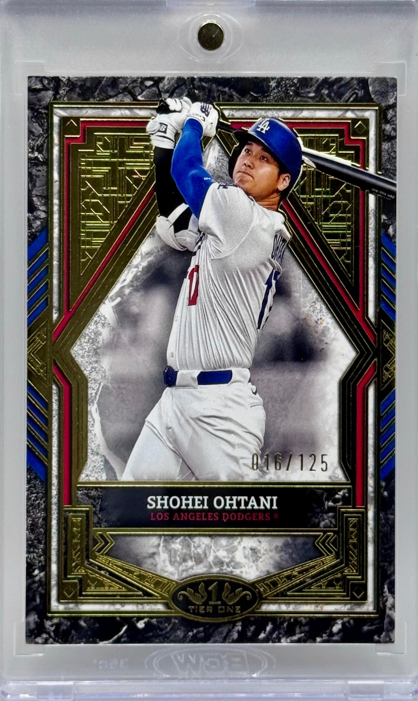 Shohei Ohtani 2025 Topps Tier 1 Gold Foil /125