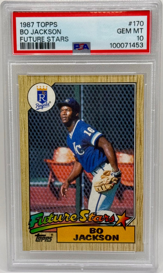 Bo Jackson 1987 Topps RC PSA 10
