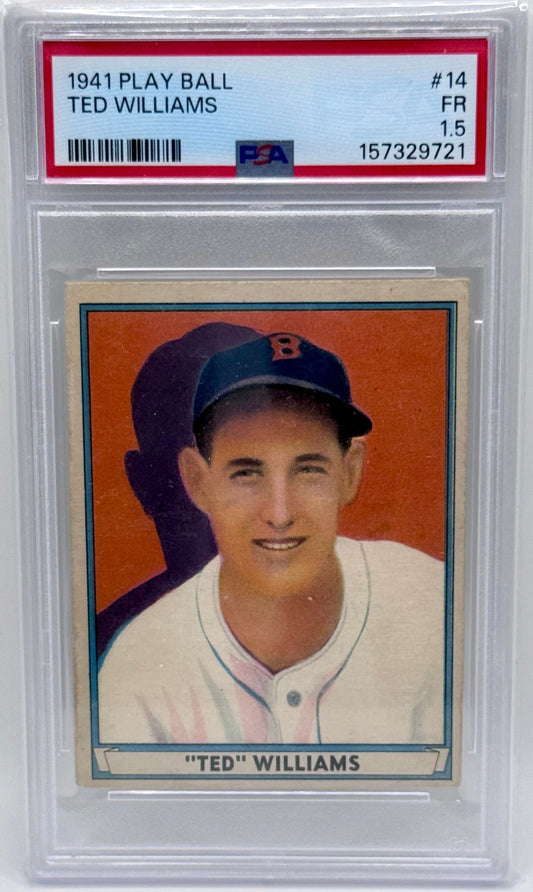 Ted Williams 1941 Play Ball PSA 1.5