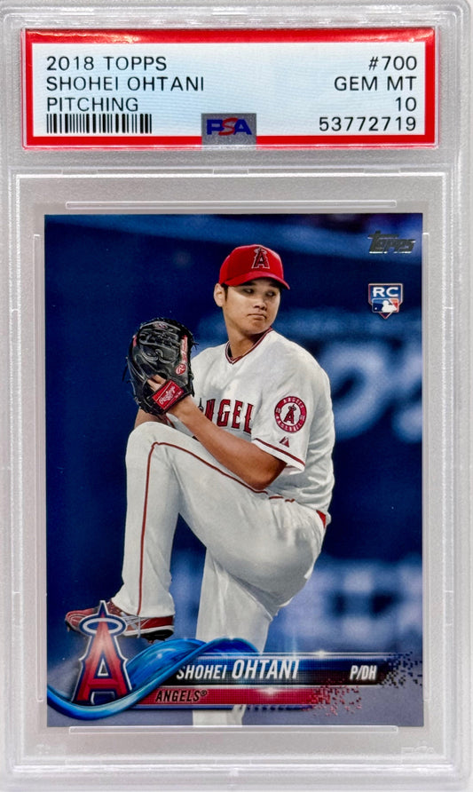 Shohei Ohtani 2018 Topps RC PSA 10
