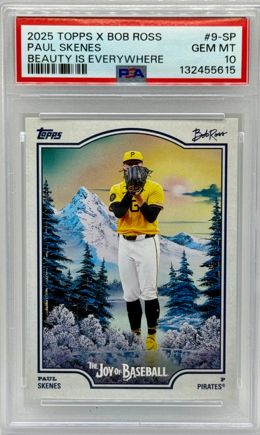 Paul Skenes Topps Bob Ross PSA 10