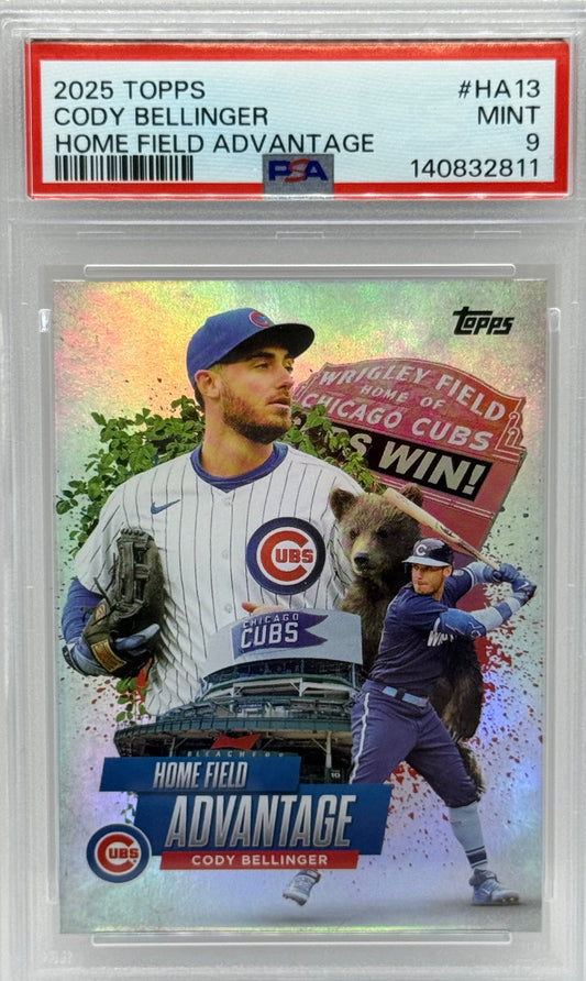 Cody Bellinger 2025 Topps Home Field Advantage PSA 9