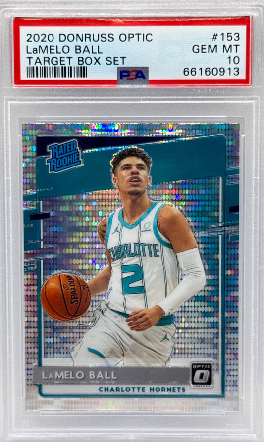 LaMelo Ball 2020 Donruss Optic Rated Rookie PSA 10