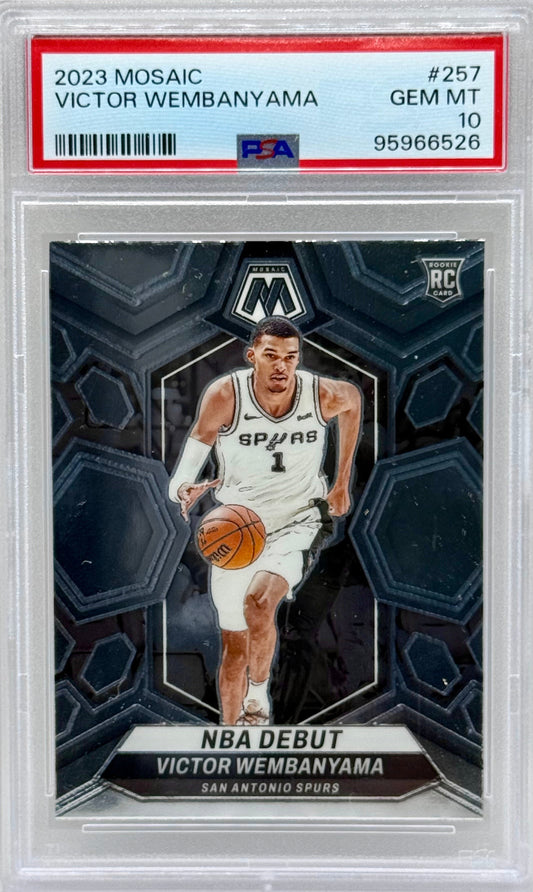Victor Wembanyama 2023 Mosaic PSA 10