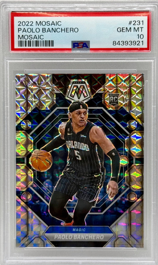 Pablo Banchero 2022 Mosaic PSA 10