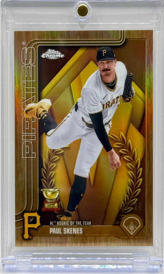 Paul Skenes 2025 Topps Chrome Award Winners /24