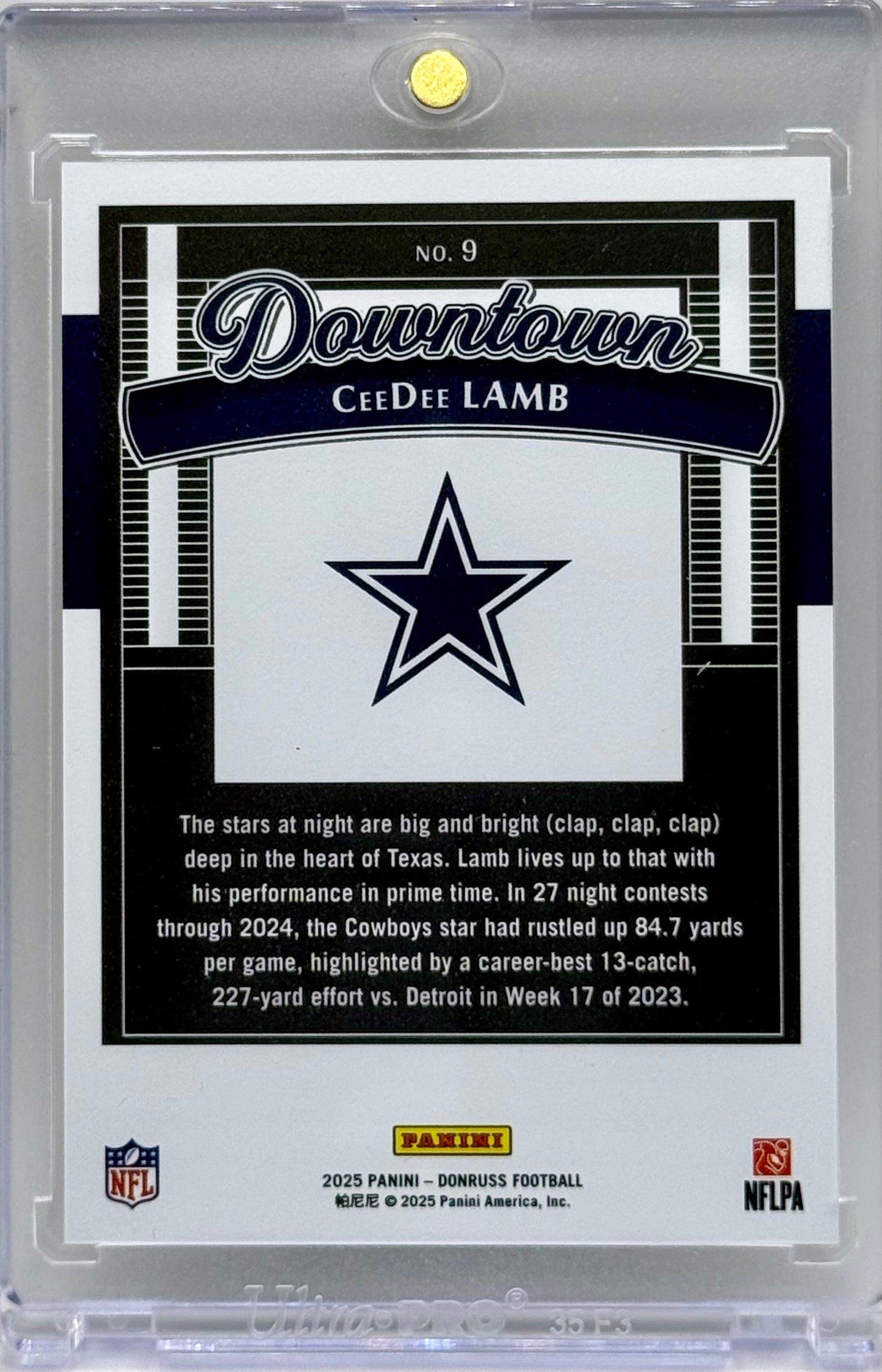 Ceedee Lamb 2025 Donruss Downtown