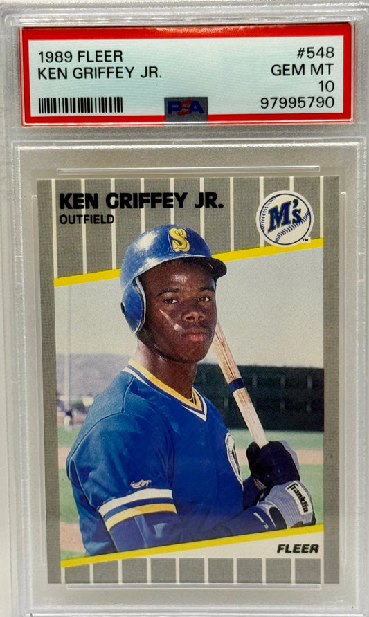 Ken Griffey Jr. 1989 Fleer RC PSA 10