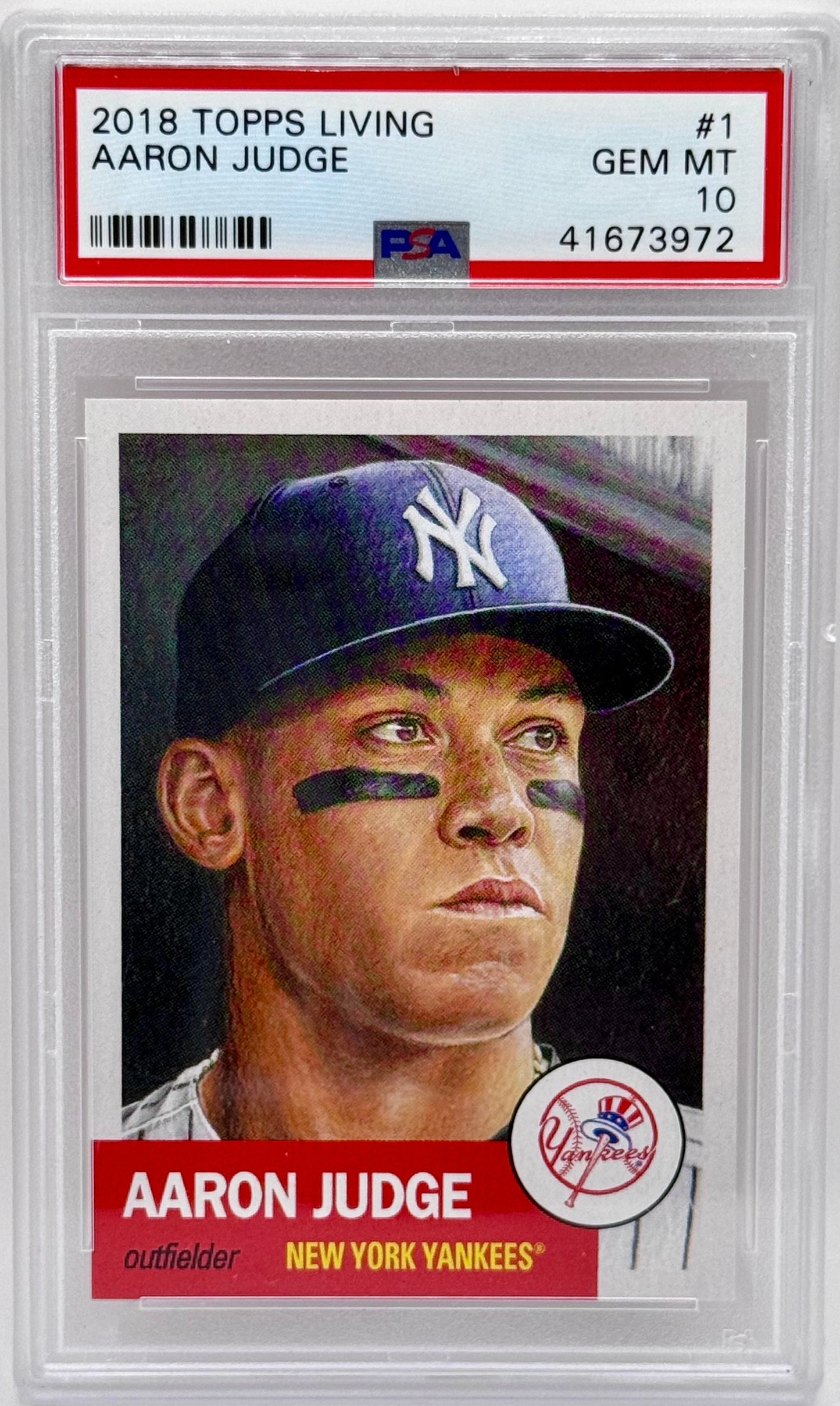 Aaron Judge 2018 Topps Living PSA 10